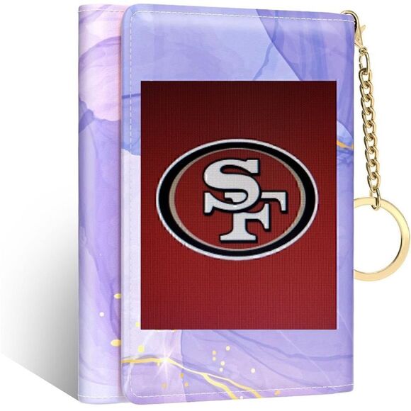 NWT. 🏈 SF 49ers Credit Card Wallet Slim Wallet with 7 Card Slots & ID Window. - Picture 1 of 7